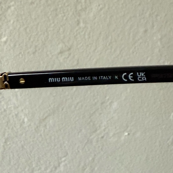 Miu Miu Regard Sunglasses Black/Brown - Picture 6 of 12